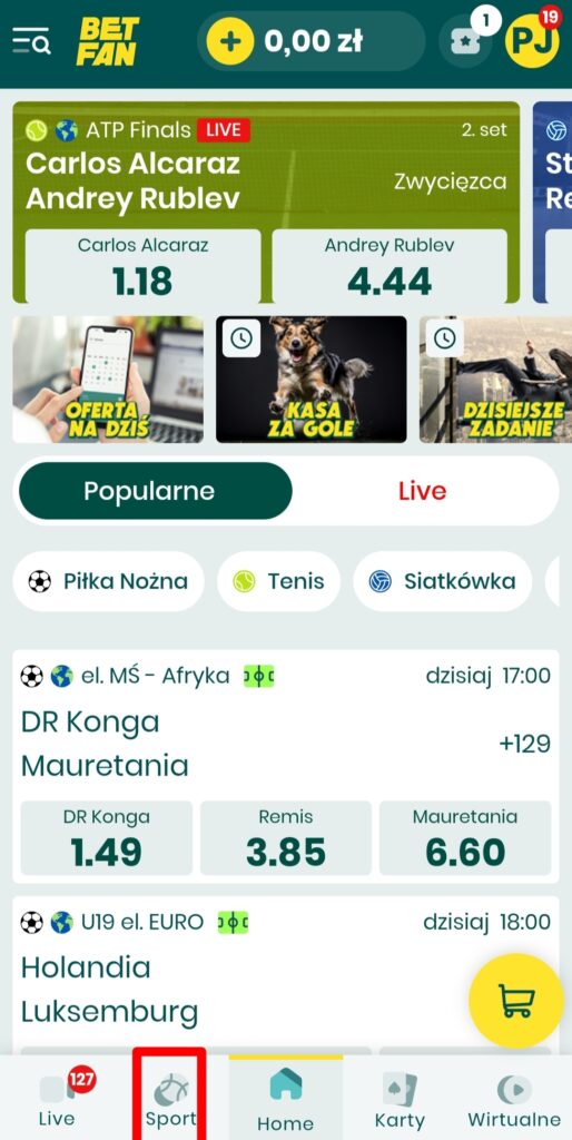 jak obstawiać zakłady w aplikacji betfan