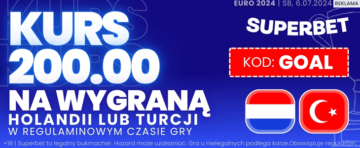 Holandia - Turcja Superbet