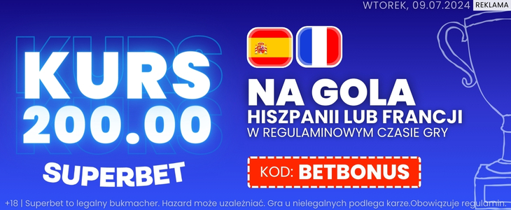 Hiszpania - Francja Superbet